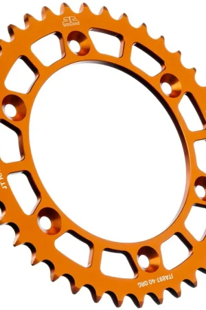 JT SPROCKETS - REAR RACELITE ALU 40T ORANGE - Sprockets - Lichtgewicht en duurzaam Wereldwijde Verzending